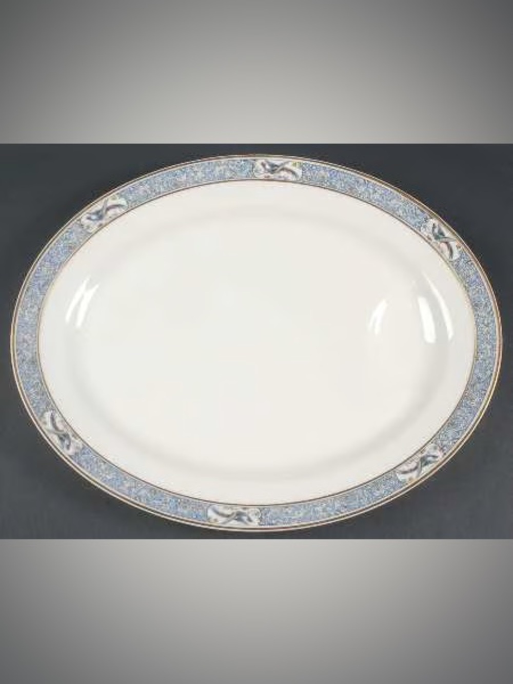 Antique Theodore Haviland Limoges France Oval Serving Platter “Rani”.